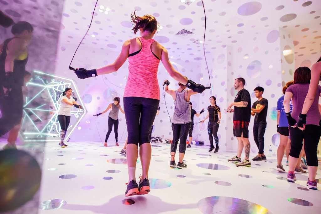 Skipping was one of the cardio exercises that we did. [Photo credit to Colossal Photos]