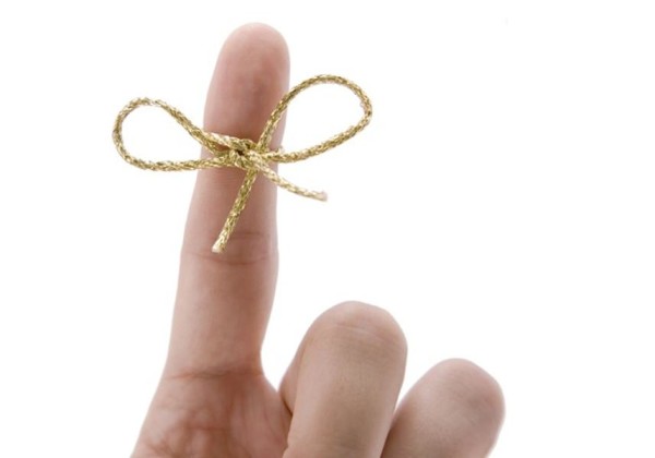 Now what was the string supposed to be for me to remember? Photo: www.forbes.com