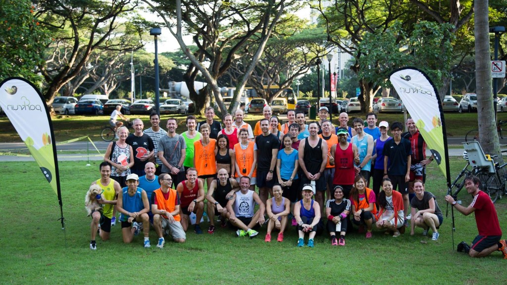 A near-record turnout of parkrunners were at last weekend's event. Photo by: East Coast Park parkrun.