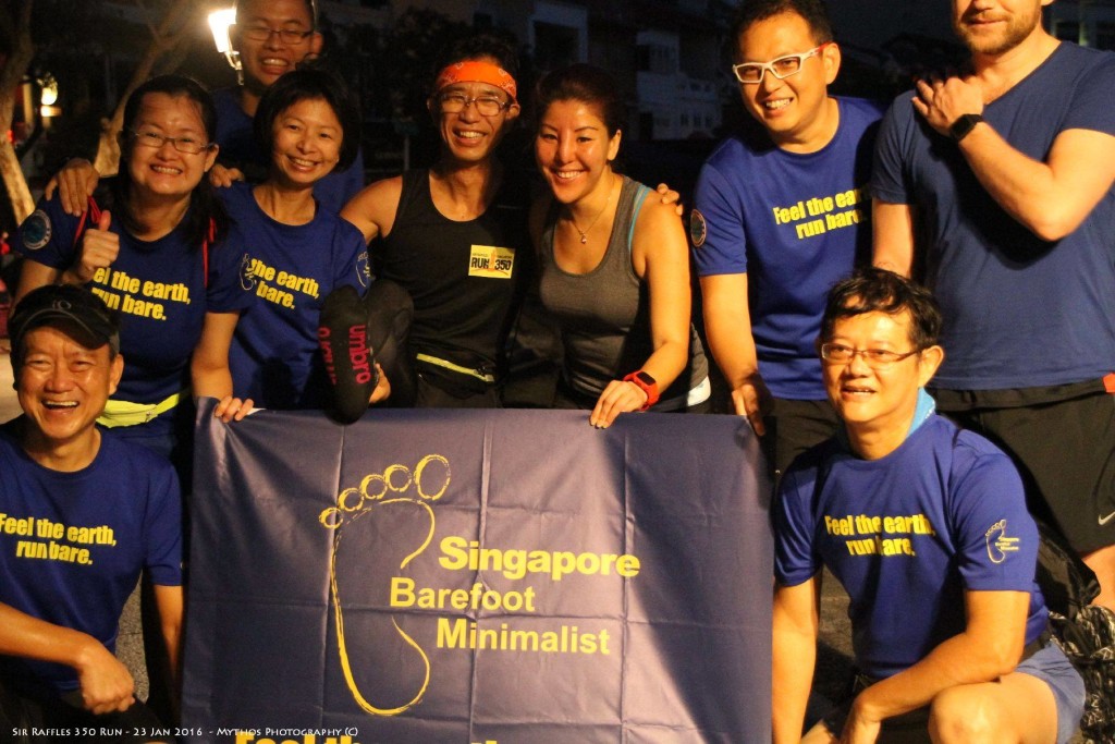 Singapore Barefoot Runners was one of the many groups present. [Photo: Facebook/David Tan]