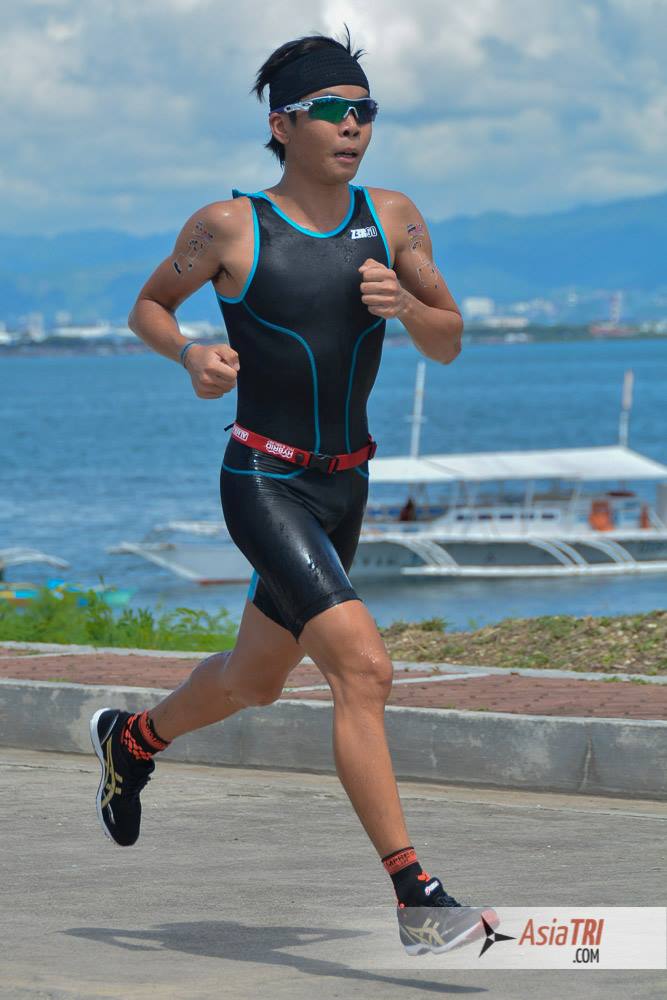 Lam Wai Kit is officially Singapore's first professional triathlete. (photo credit to Asiatri).