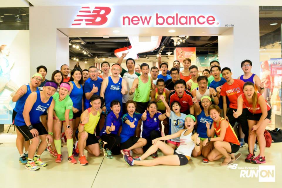 Runners at the first NB Run On training clinic - to prepare for the race. Photo by New Balance