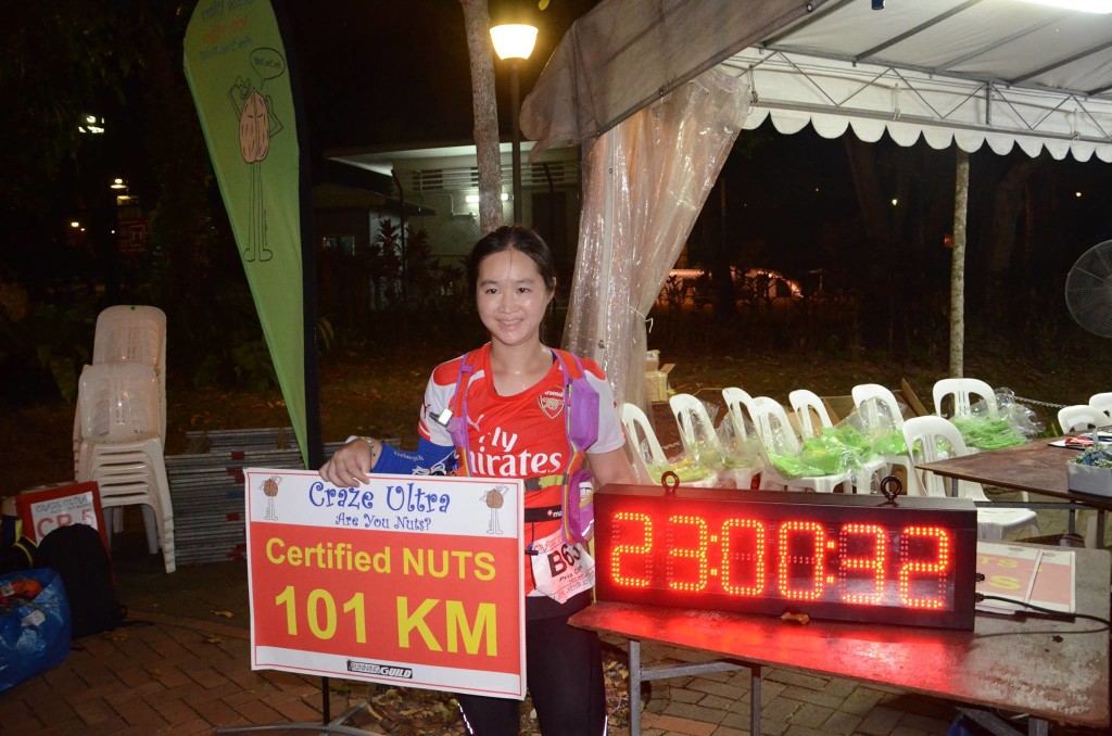 Completed the 101km race. Photo credit: Running Guild