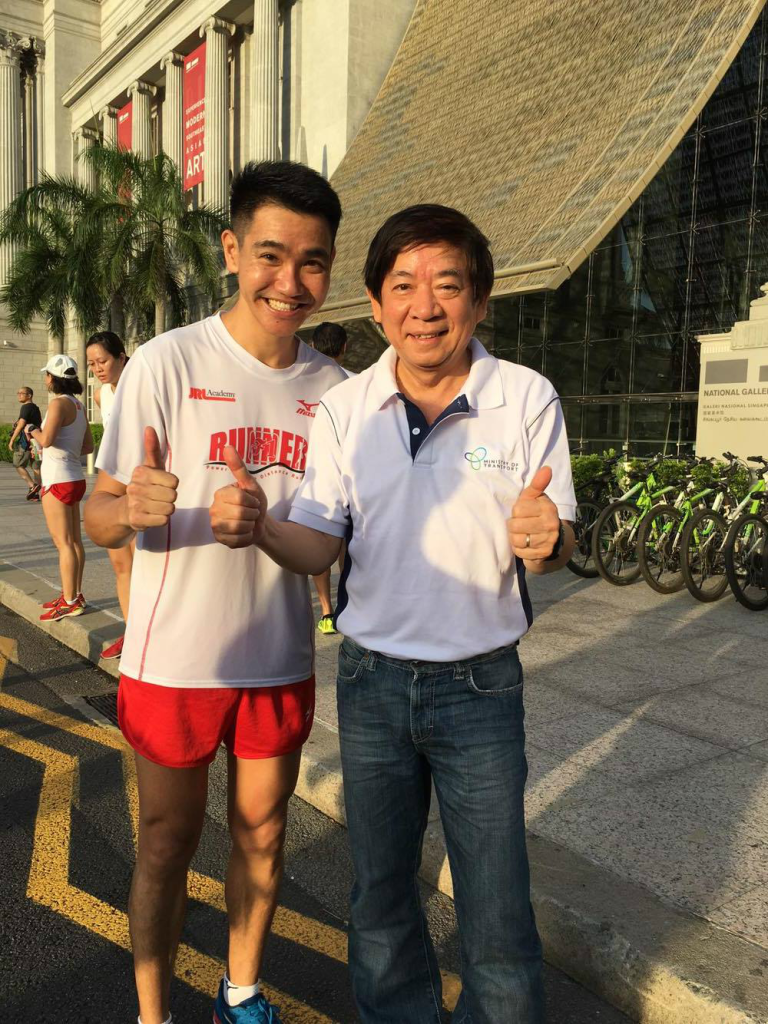 For Zhiyong, taking a photo with Singapore's top politicians isn't something that you get everyday. [Photo from Zhiyong]