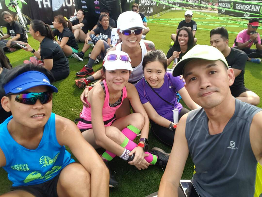 Nothing beats hanging out with friends at The Music Run!