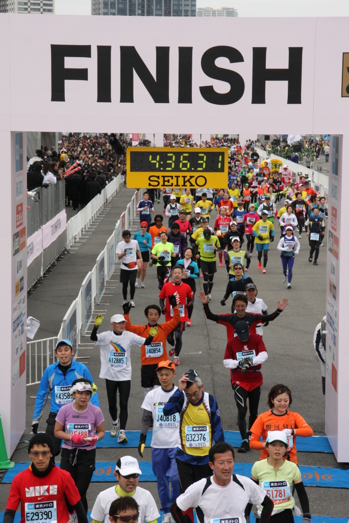 You want to finish the marathon strong. [Photo from en.wikipedia.org]