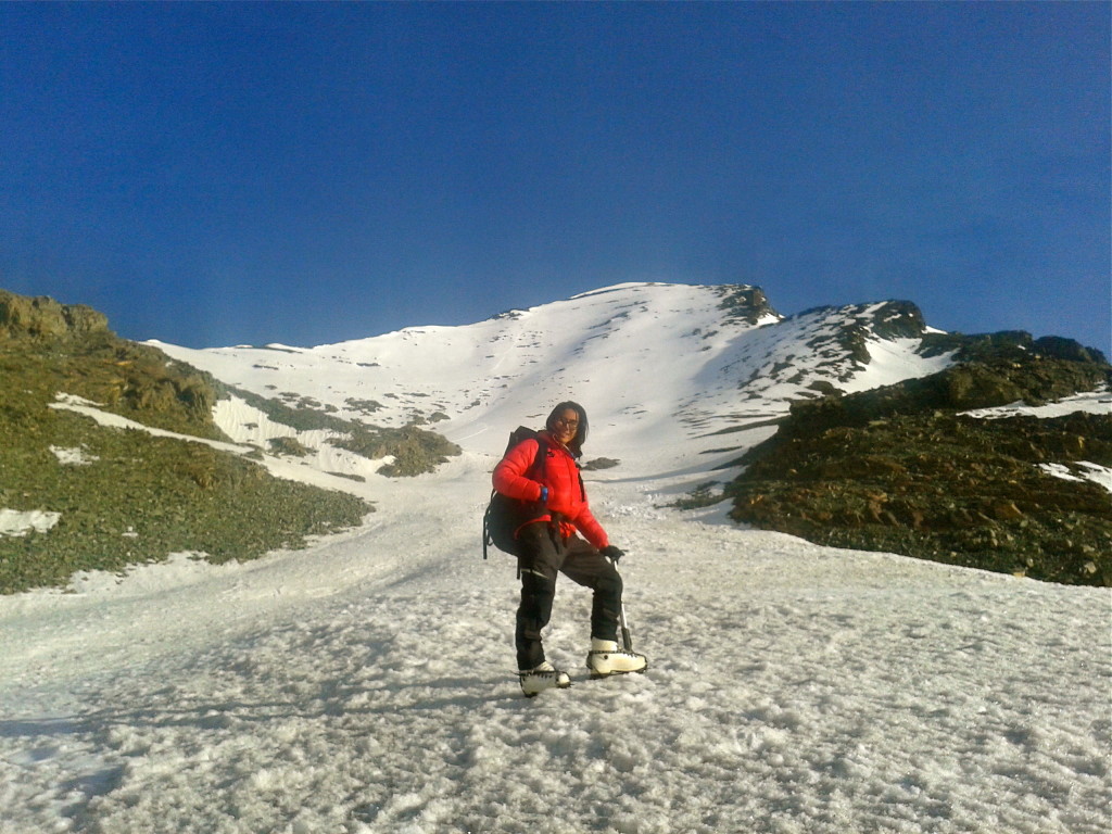 This was taken during Jeremy's first attempt at climbing Stok Kangri (6153m) in India in 2013. He tried again in 2014 and finally succeeded.