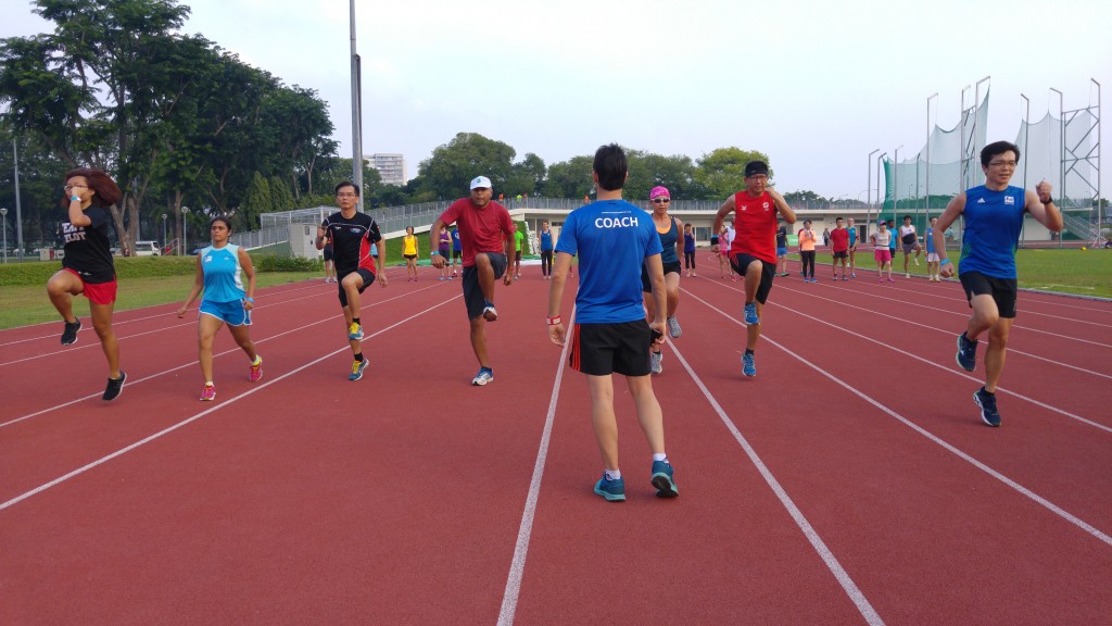 A Running Drill in action.