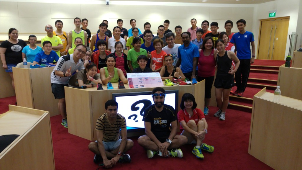 Young NTUC Earth Runners Sharing session with Dr Derek Li.