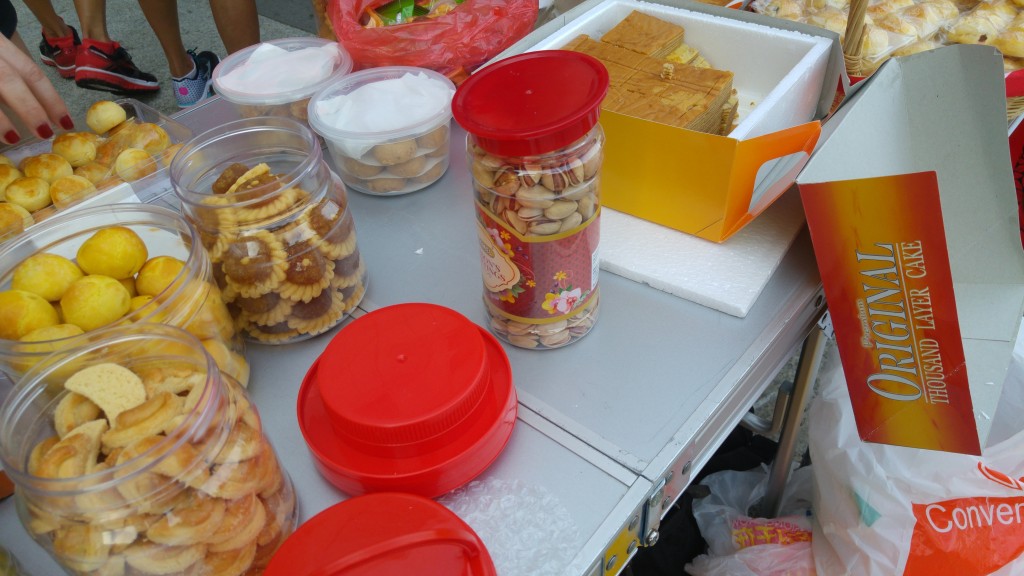 This generous post-run buffet kept me going.