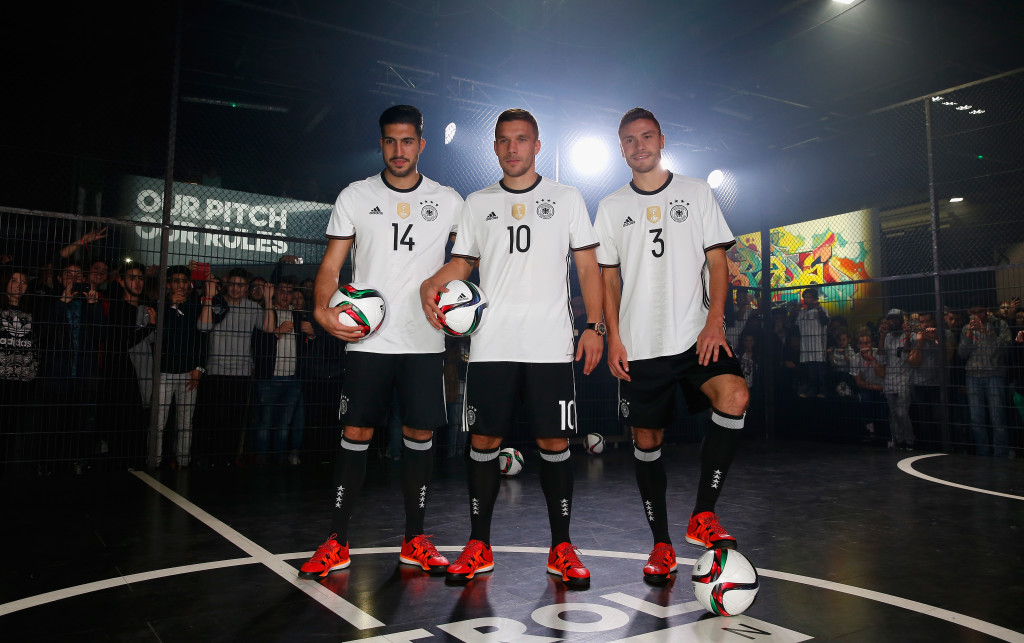 Germany's Euro 2016 home kit has been unveiled. photo by adidas.