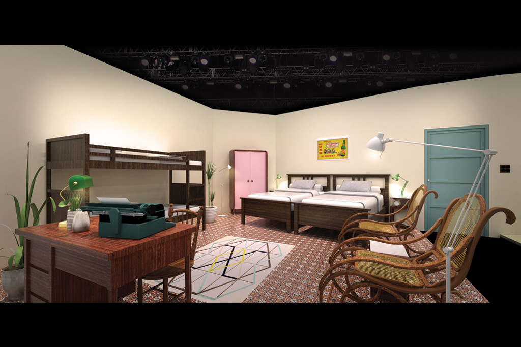 One of the bedrooms at The Esplanade.