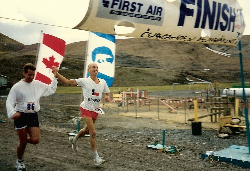 Midnight Sun Marathon - Nanisivik, Nanavut, Canada, 1997. Credit: Maddog