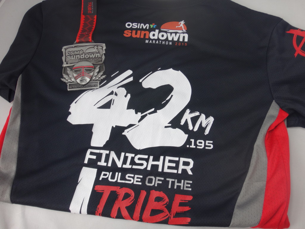 My souvenir for running 42.195km.