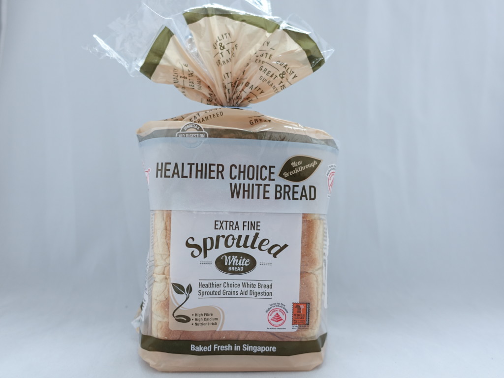 The bread is a Healthier Choice product.