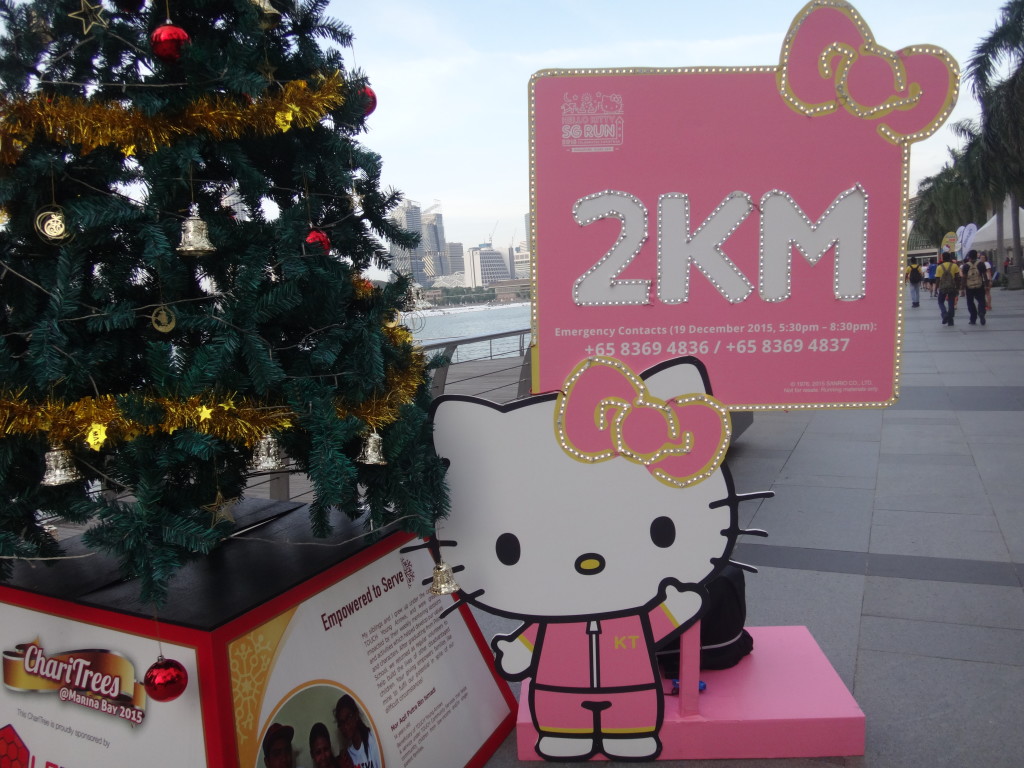 2KM down. 3KM to go.