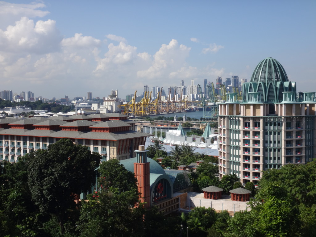 Another daytime view from the cable cars.