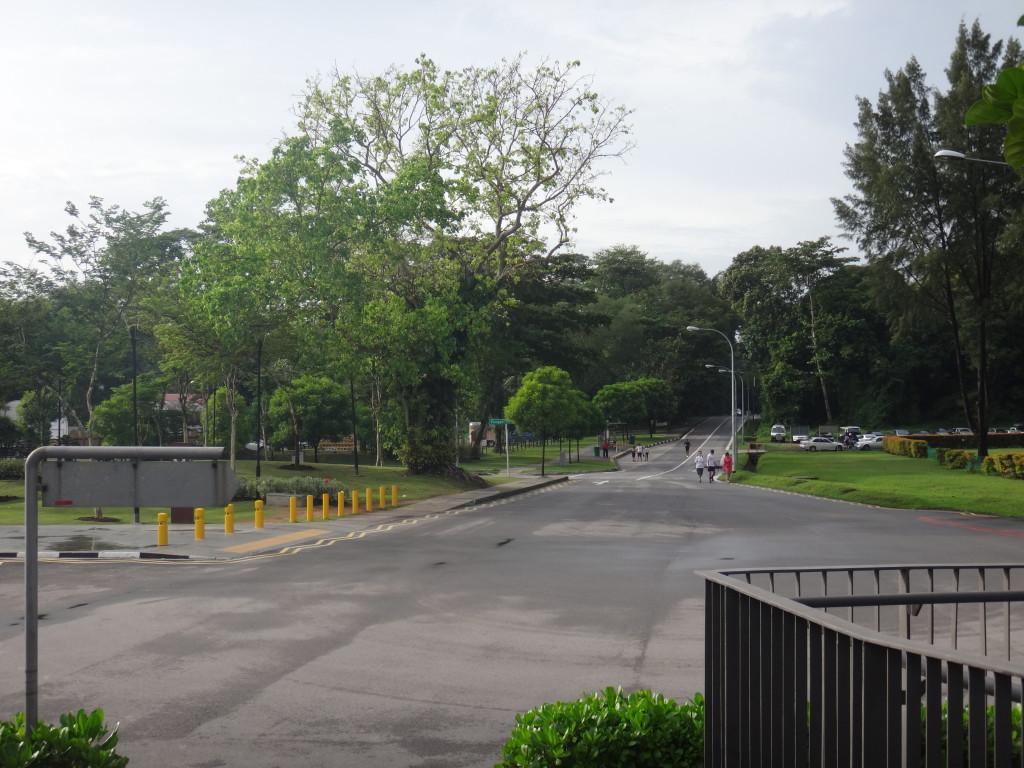 The scenic streets of Punggol.