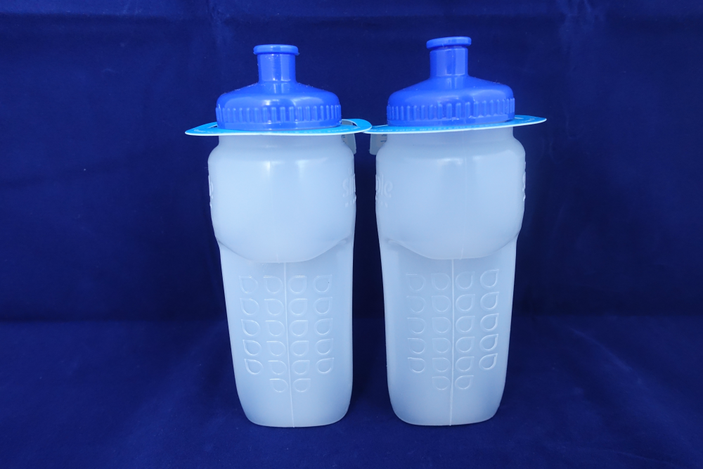 The bottles can also be used during running races.
