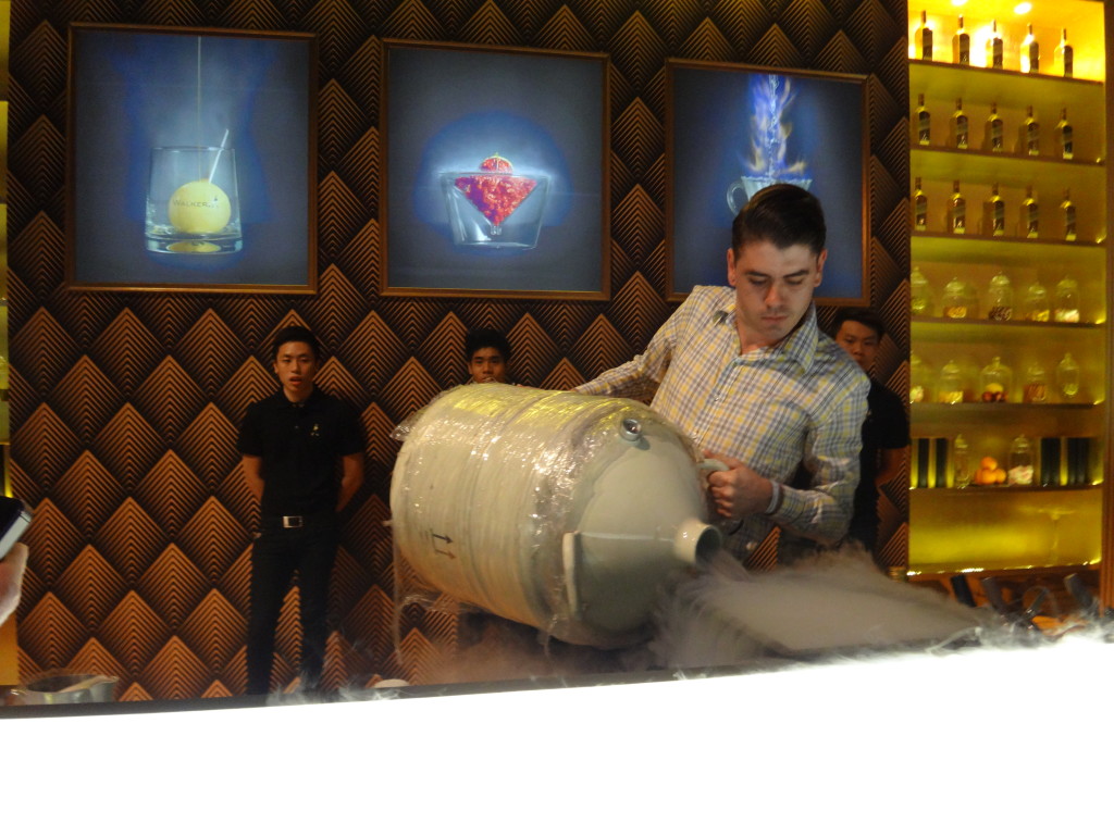 Experimenting with cocktails at the Flavour Lab.