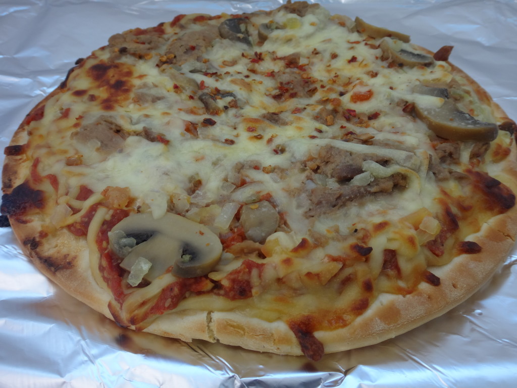 Tuna with Shrooms and Onions.