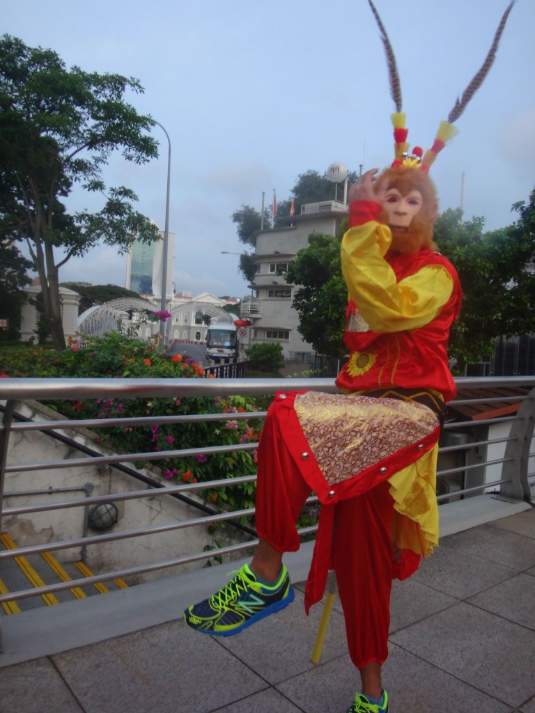 The Monkey King strikes a pose for my camera.