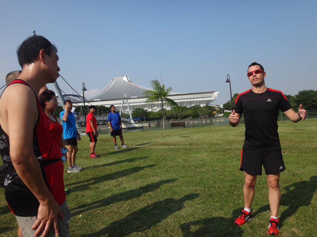 Last Saturday's practical session, conducted by Ben Pulham of Journey Fitness Company.