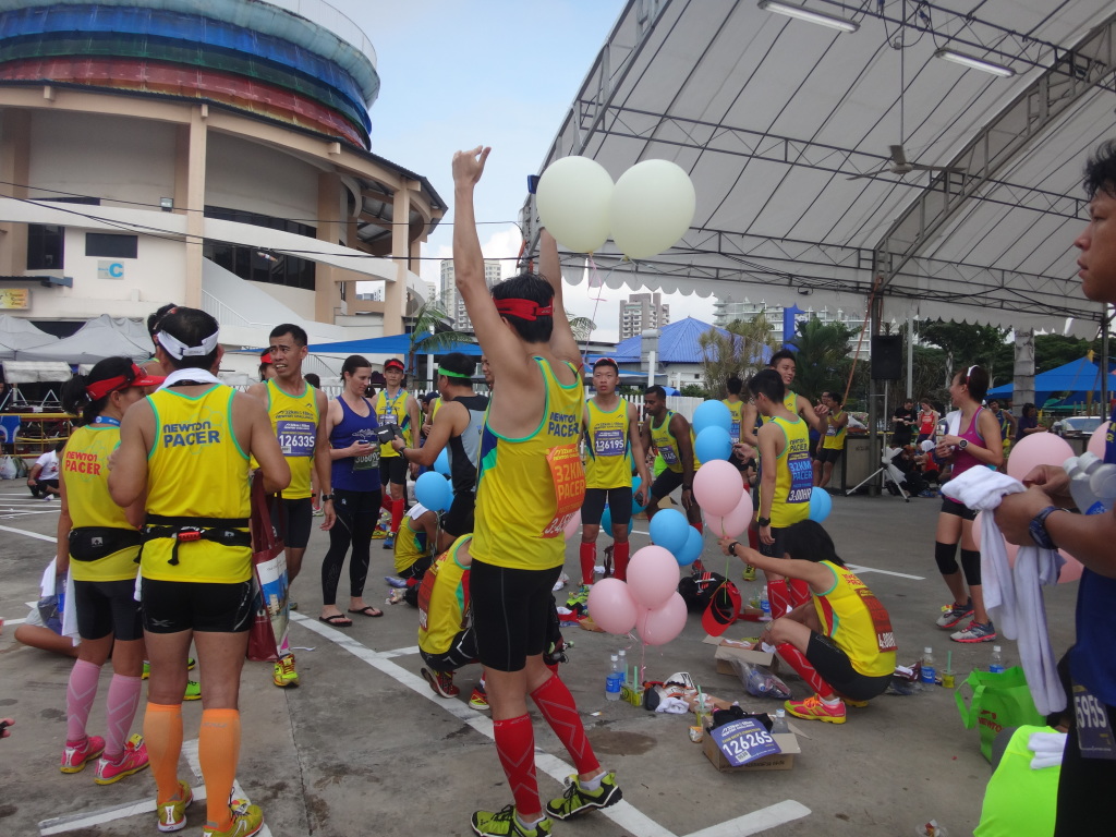 Pacers celebrating a job well done.