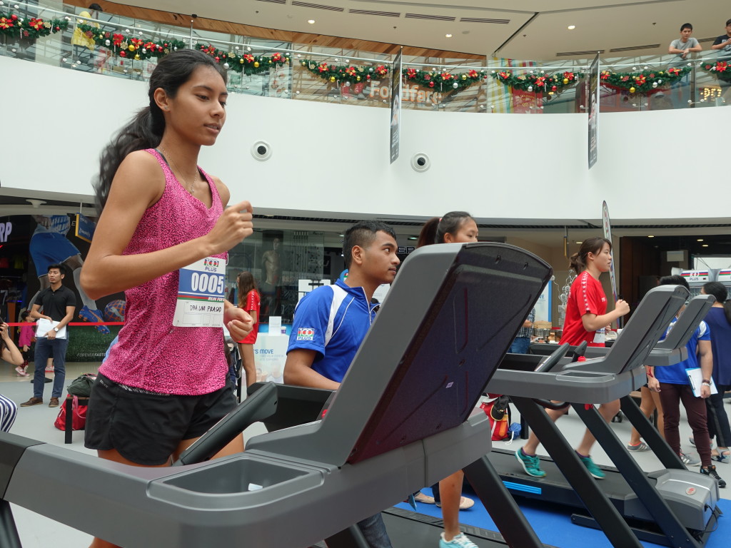 Dipna is fully focused on her task at hand.