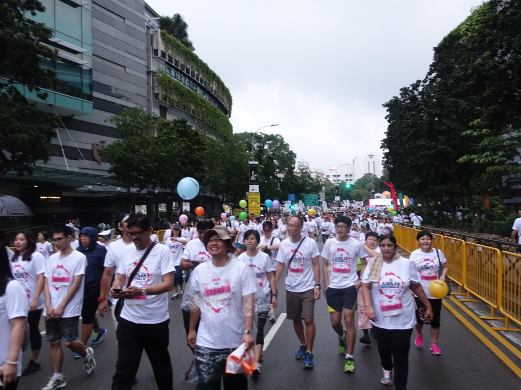 The Big Walk is in progress.