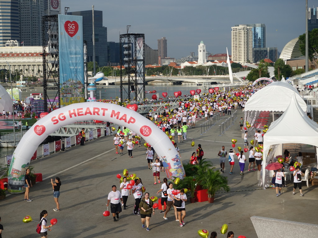 The SG Heart Map festival was the most interesting part of the route too.