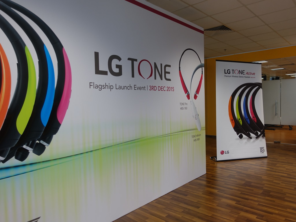 The launch event of the LG TONE Active took place recently.