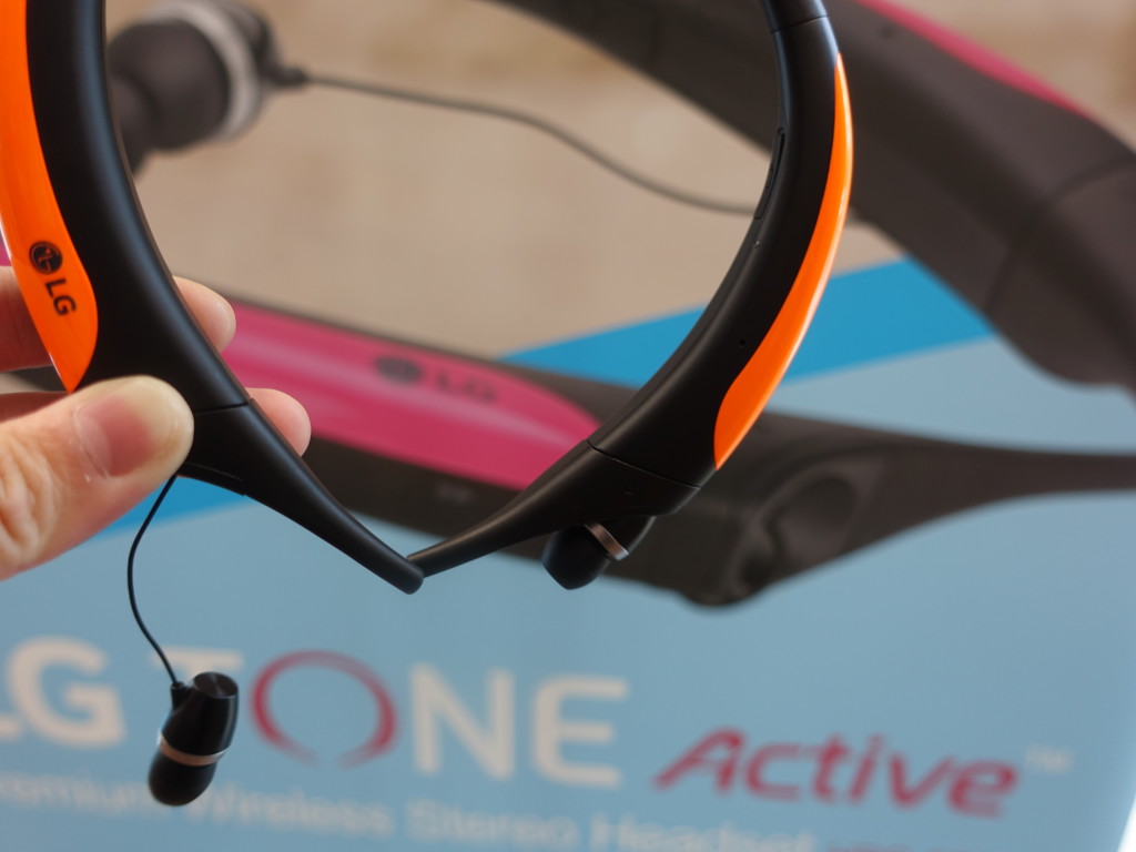 The LG TONE Active is good in the sense that the earbuds are retractable.
