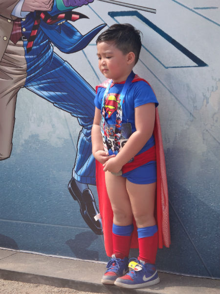 A young Superman.
