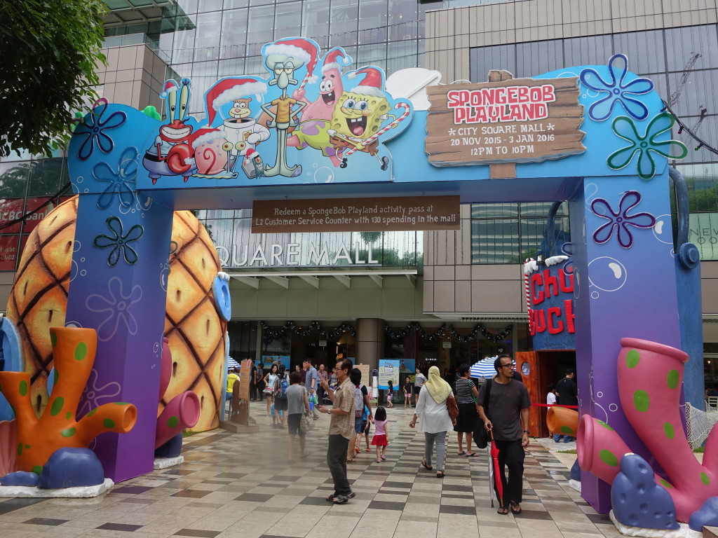 This Christmas, immerse yourself into the world of Spongebob Squarepants at City Square Mall.