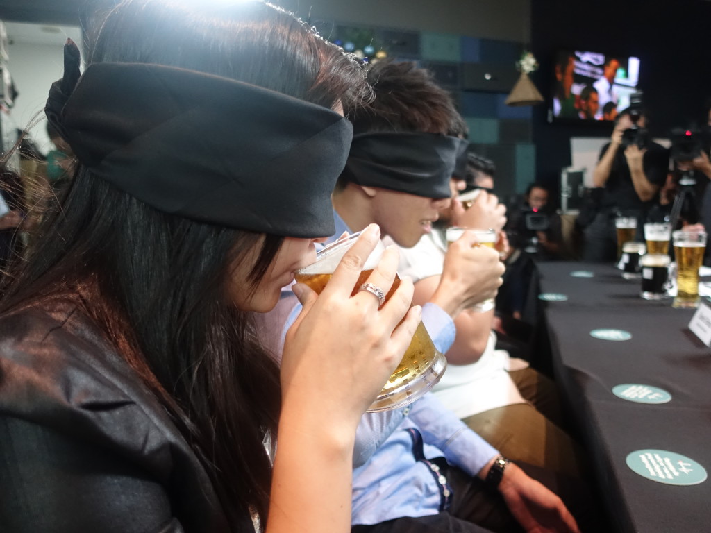 The beer drinking was Lee's favourite segment.