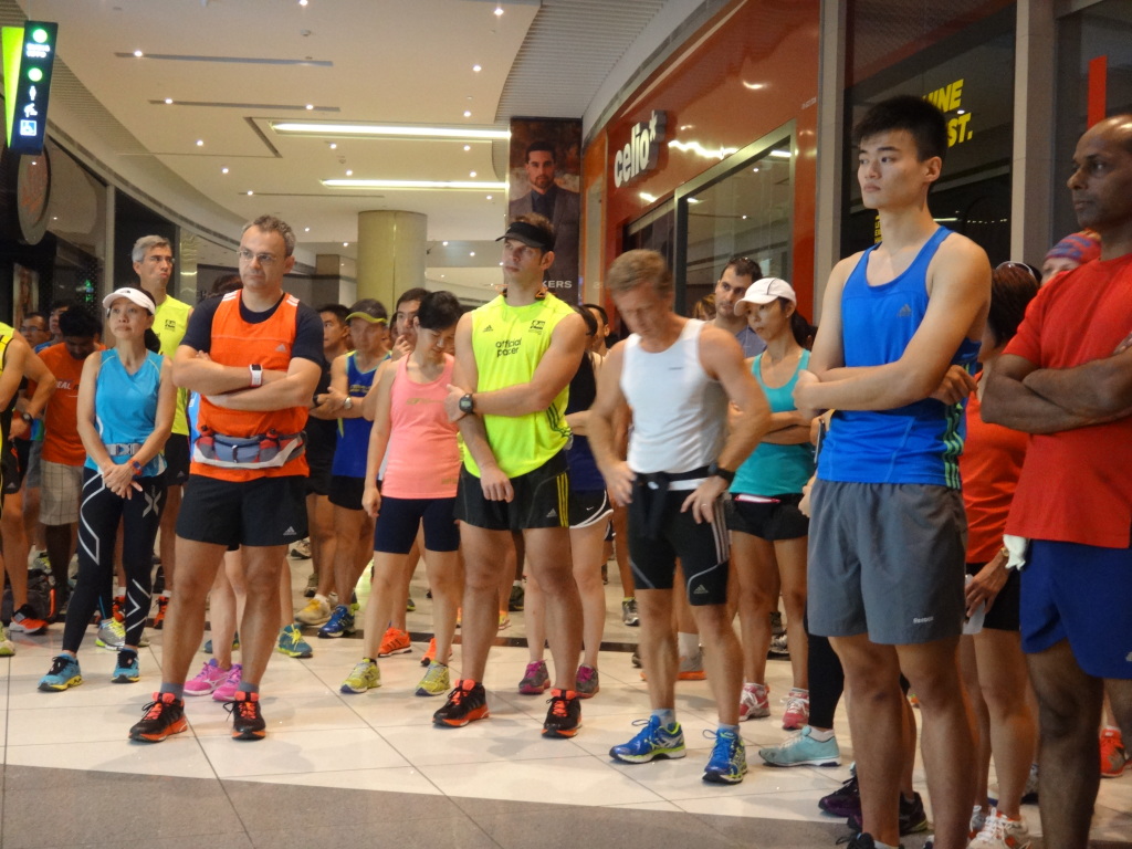 Eager runners can't wait to begin.