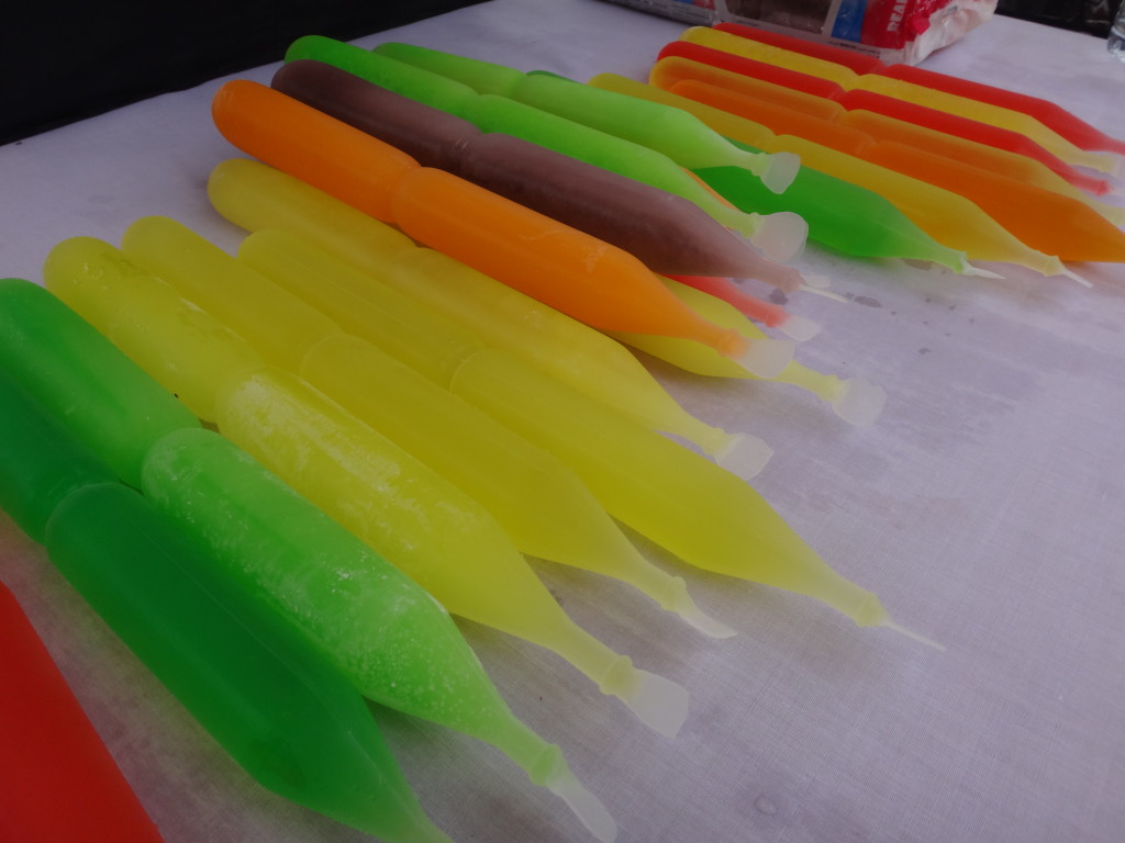 Ice pops are a great way to cool off after a run.