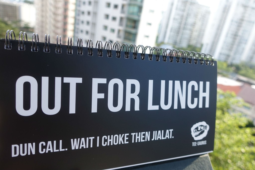 I couldn't stop laughing at the phrases on the sketchpad. This one is my favourite.