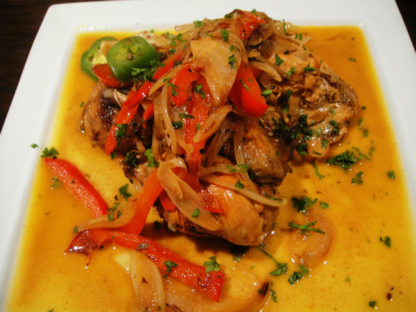 Roasted chicken italiano