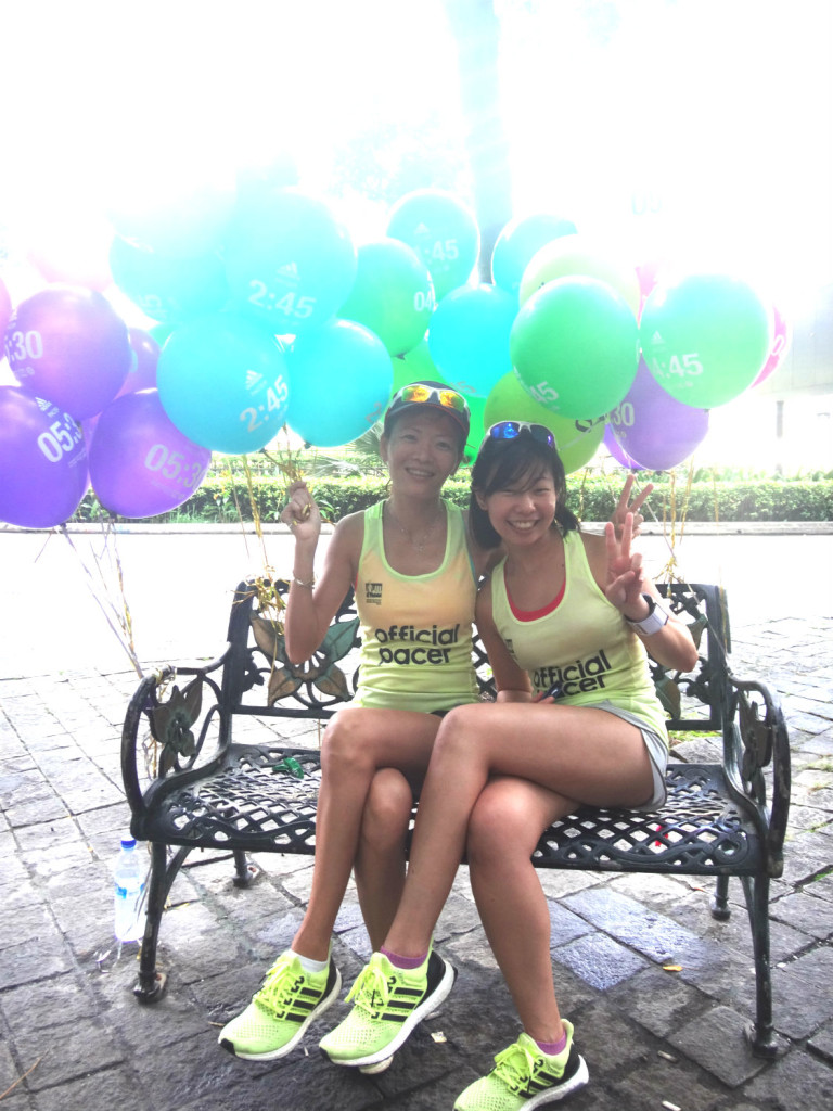 Having fun with balloons after the session.