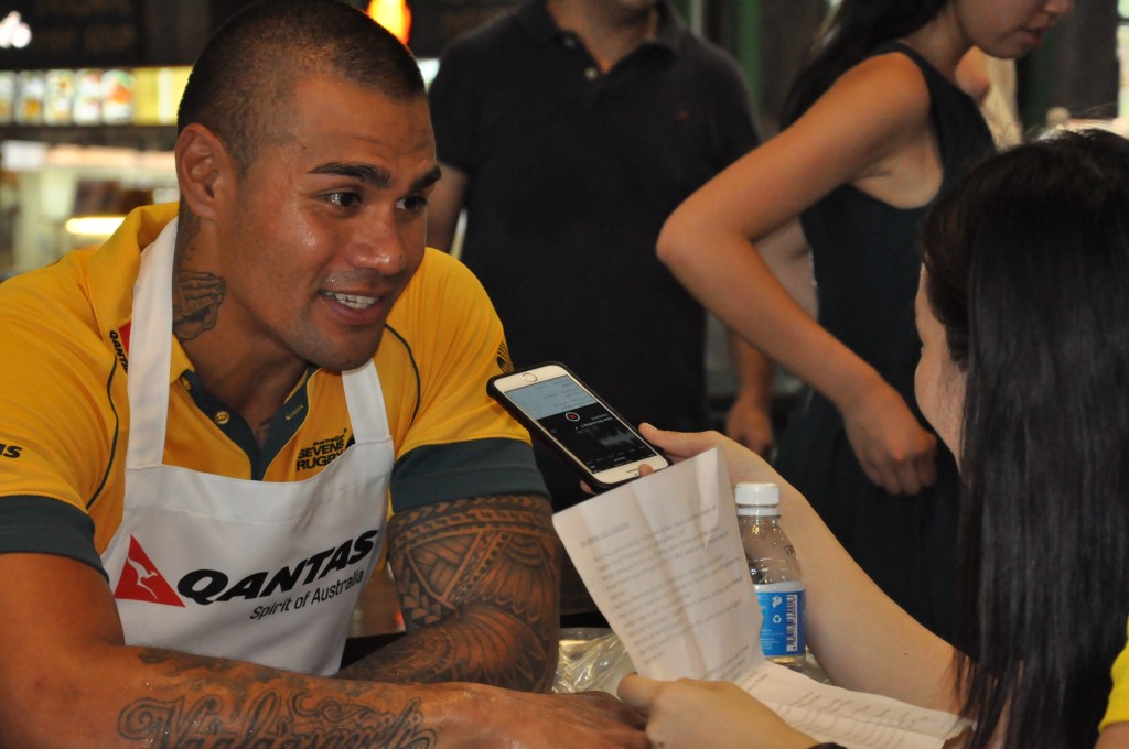 Interviewing Winterstein.