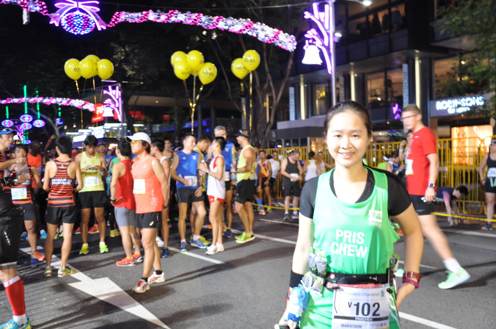 SCMS is always a magical race to run, with the Christmas lights in the backdrop.
