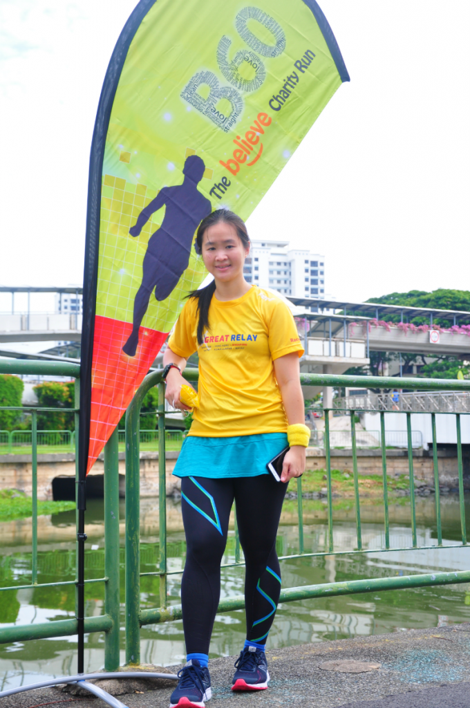 Me at the Believe B60 Charity Run on Saturday.