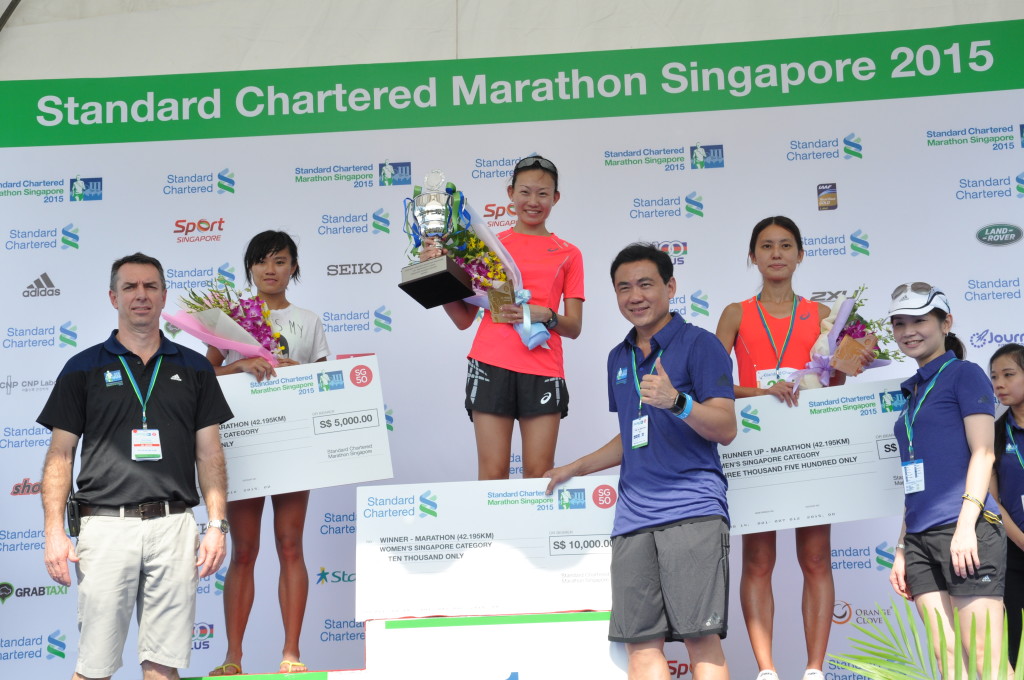 Being the top Singaporean women's finisher was a surprise for Neo JieShi.