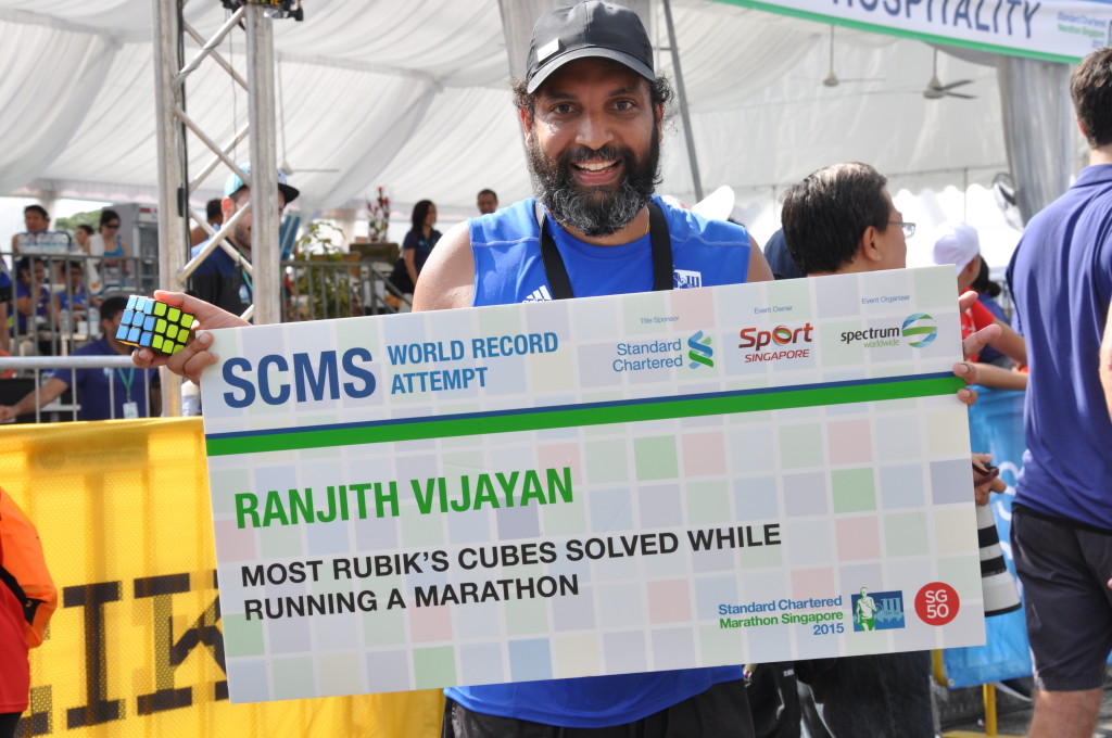 Ranjith Vijayan is a World Record Holder.