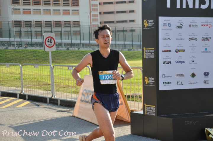 Crossing the finish line is definitely a good feeling for everyone.