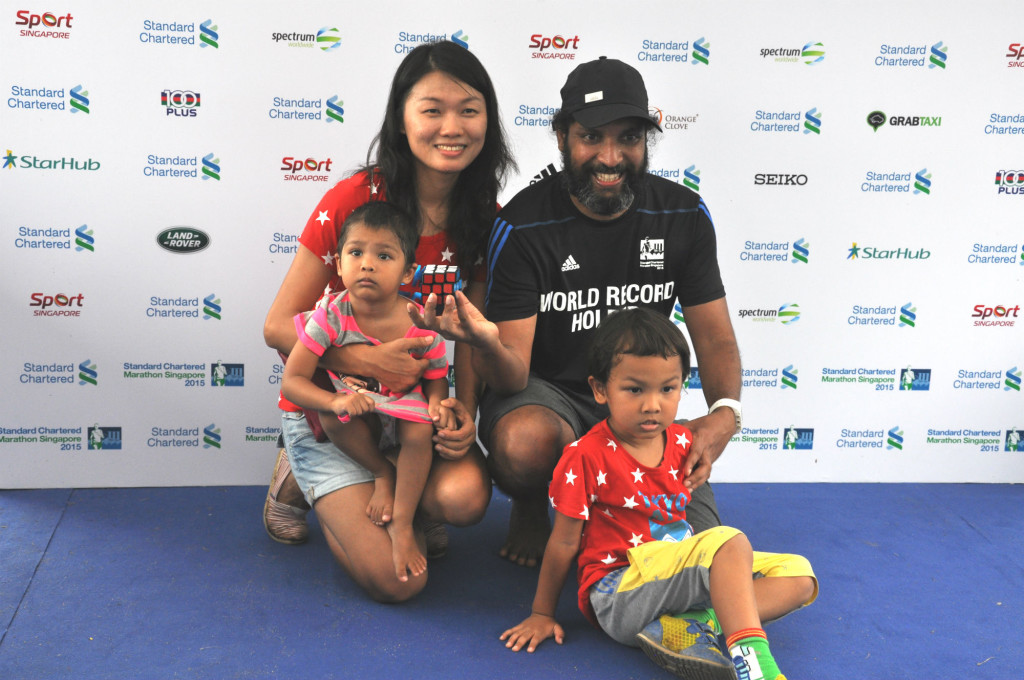 Vijayan and his proud family.