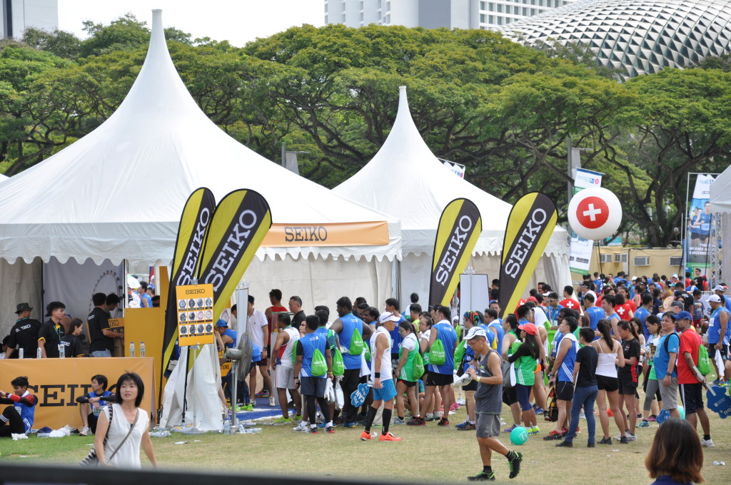 The SCMS post-race carnival area in full swing.