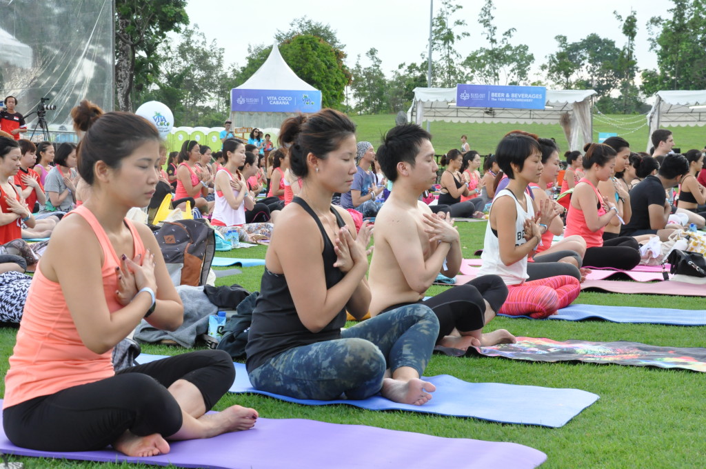 Yoga improves a runner's cardio and strength.